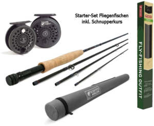 Starter-Set zum Fliegenfischen