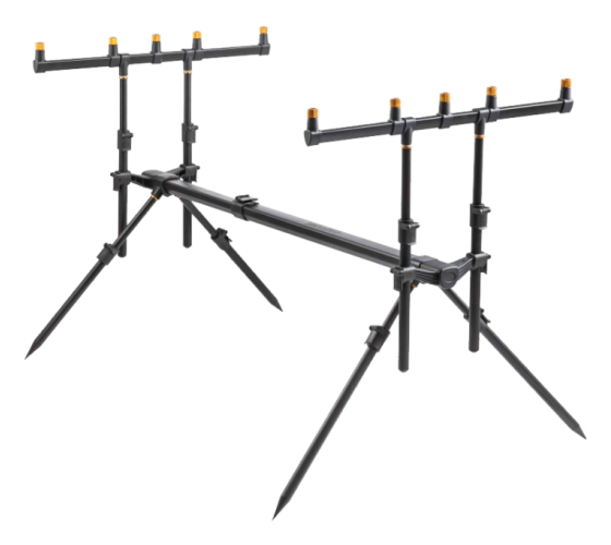 Rod Pod aus Aluminium für 2-5 Angelruten