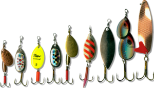 Verschiedene Spinner und Blinker