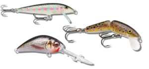 3 unterschiedliche Wobbler