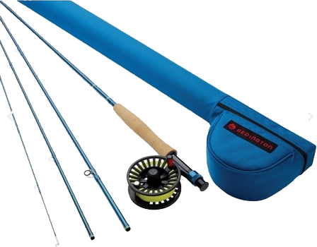 Redington Crosswater Fliegenrute mit Rolle & Transportrohr