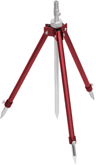 Dreibein aus Aluminium, höhenverstellbar