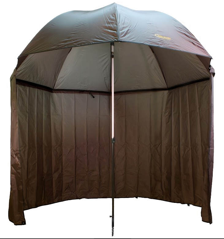 Schirmzelt, Nylon-Angelschirm mit Umhang