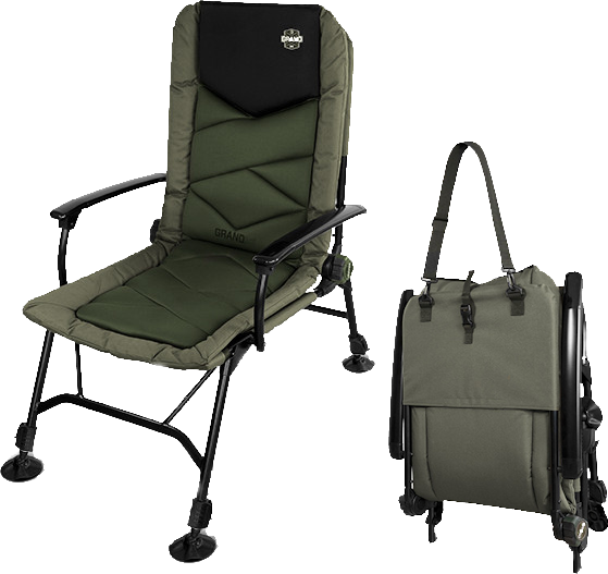 Karpfenstuhgl GrandX mit Bild im Transportzustand